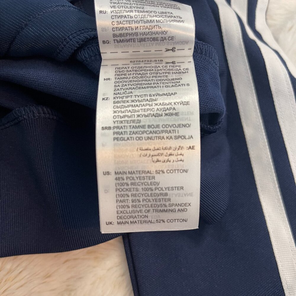 Sporty & Rich x Adidas Long-sleeve soccer polo womens S navy - Picture 7 of 7